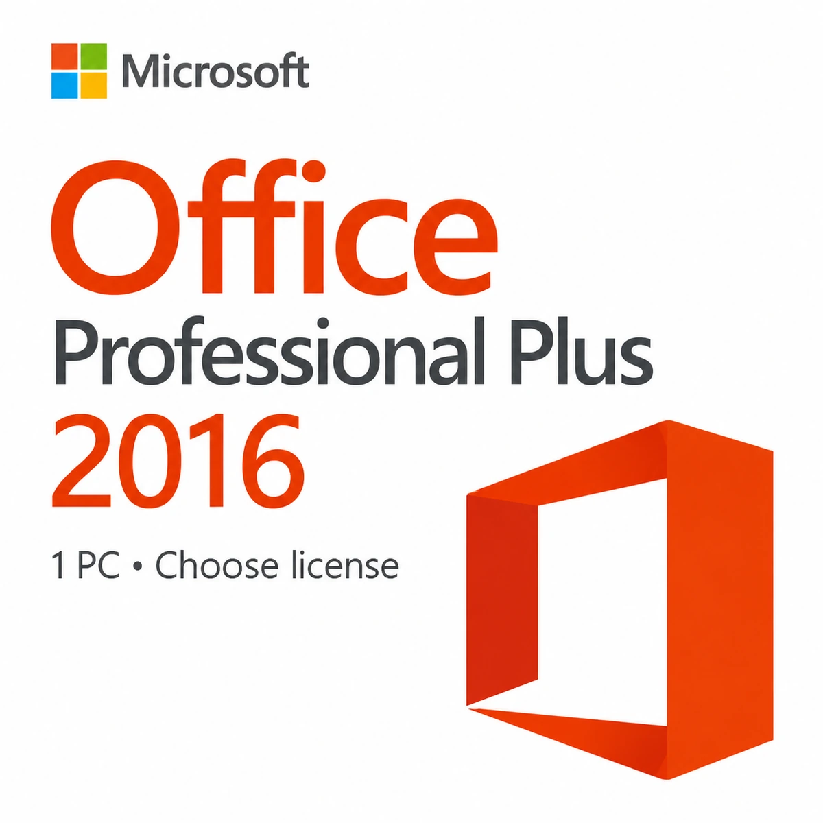 Office Professional Plus 2016 สำหรับ 1 PC