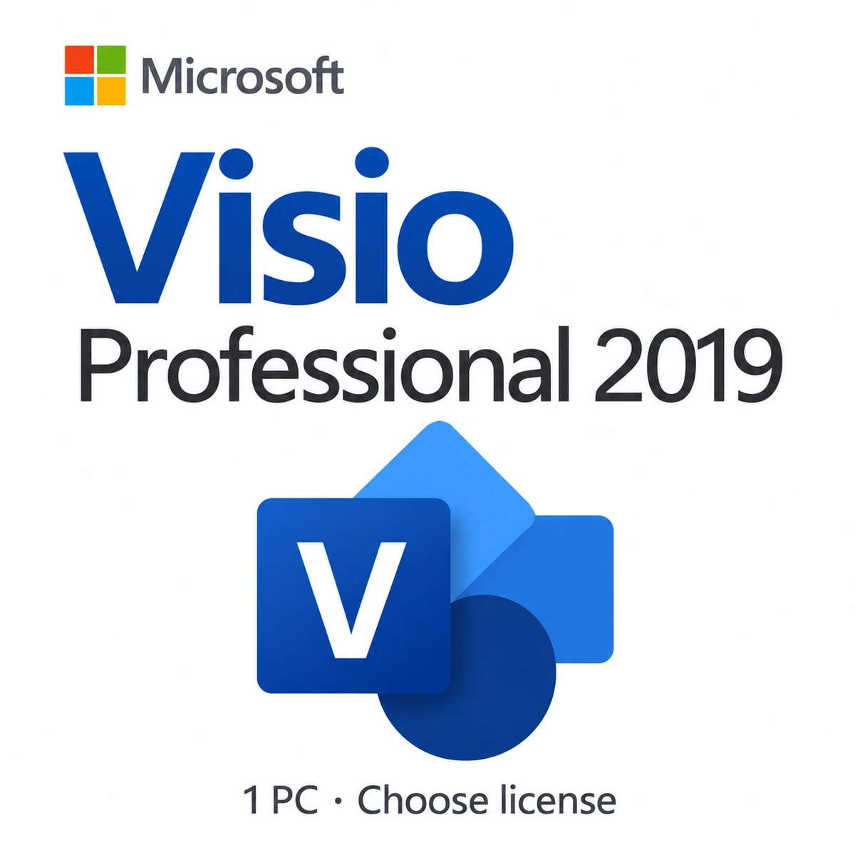 Visio Professional 2019 สำหรับ 1 PC