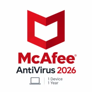 McAfee AntiVirus 2026 สำหรับ 1 เครื่อง 1 ปี
