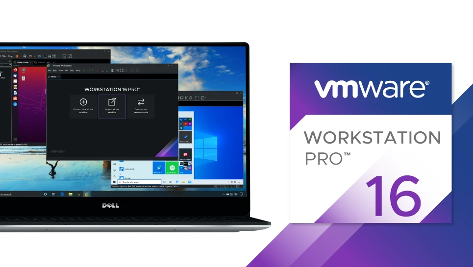 ตัวอย่างการใช้งาน VMware Workstation ตามหน้าสินค้า