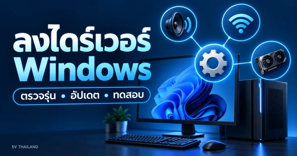 ภาพประกอบ วิธีลงไดร์เวอร์ Windows 11 และ 10 ให้ตรงรุ่น พร้อมแก้ปัญหาหลังอัปเดต
